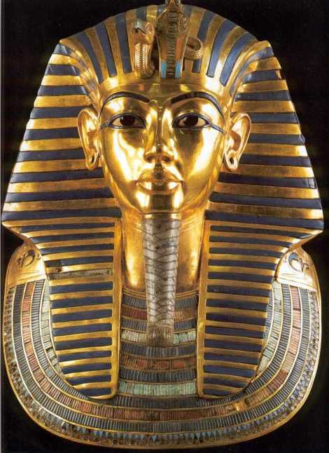 mascara de Tutankamon